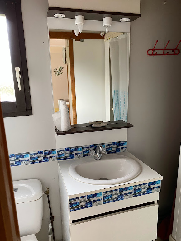 Intérieur d'un chalet en location
